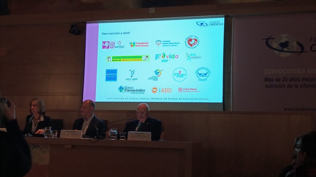 La Sagrera Es Mou pels Infants rep una ajuda de la Fundació Ordesa