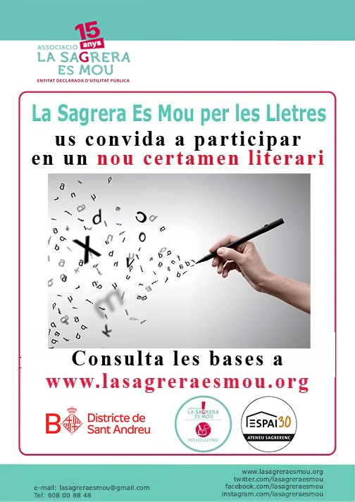 La Sagrera Es Mou per les Lletres organitza una nova sessió literària