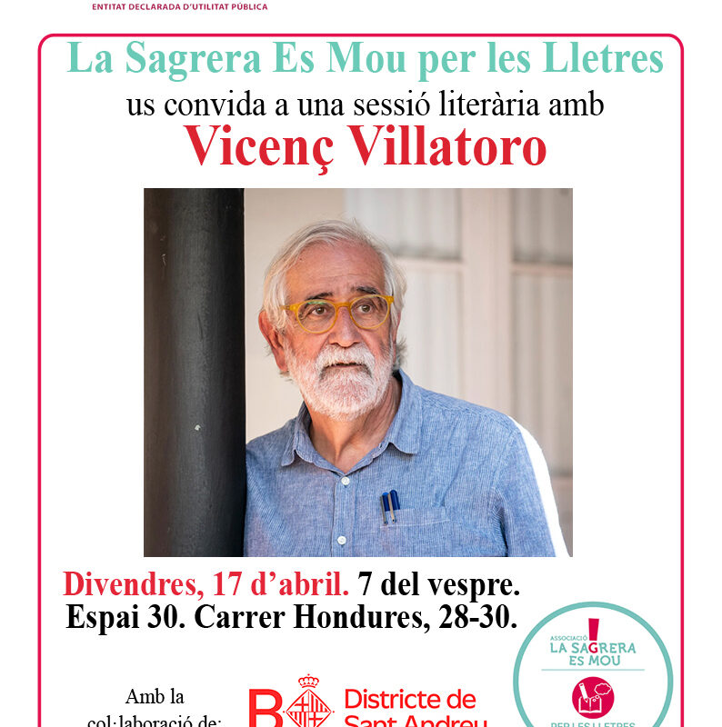 La Sagrera Es Mou per les Lletres organitza una nova sessió literà ria