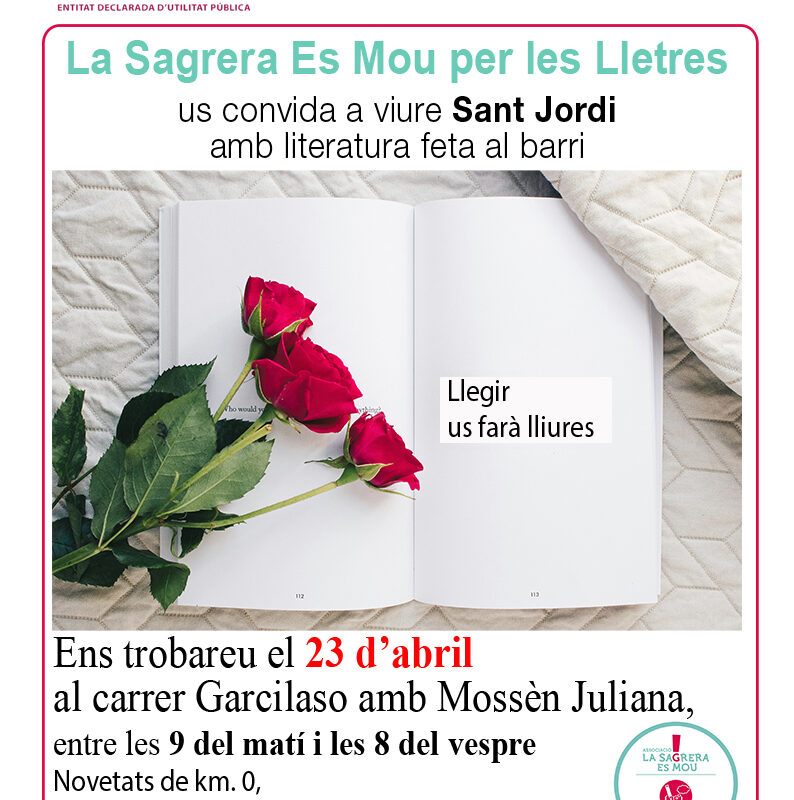 La Sagrera Es Mou per les Lletres organitza una nova sessió literària