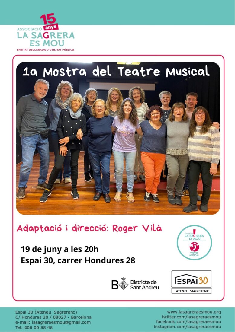 Cartell 1a mostra del Teatre Musical